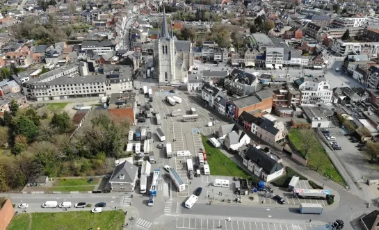 Palmenmarkt Geel politie Geel-Laakdal-Meerhout drone