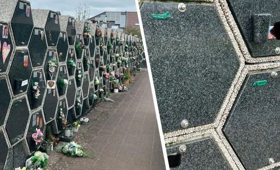 Vandalisme begraafplaats Dessel