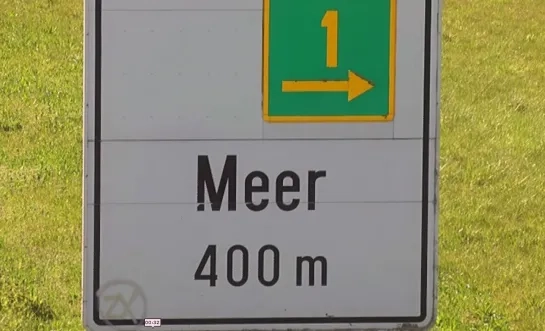 E19 bord afrit Meer