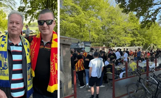 Westerlo-KV Mechelen: fans verbroederen de wedstrijd