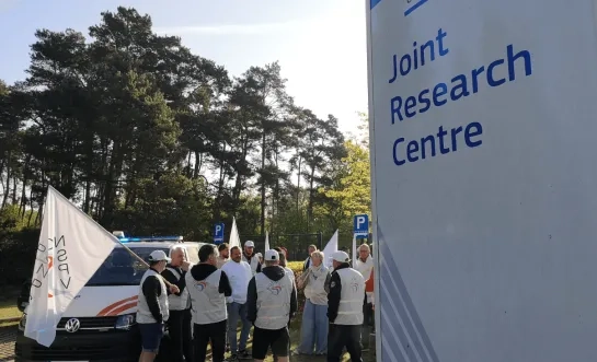staking politievakbond aan JRC
