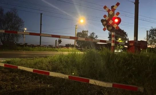 Spooroverweg Berlaar kapotte slagbomen