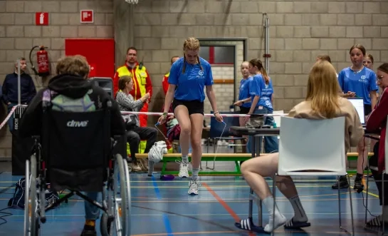 24 uur rope skipping in Westerlo