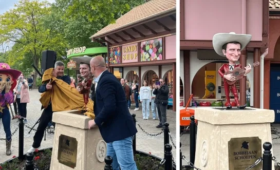 Plein en standbeeld voor Bobbejaan Schoepen