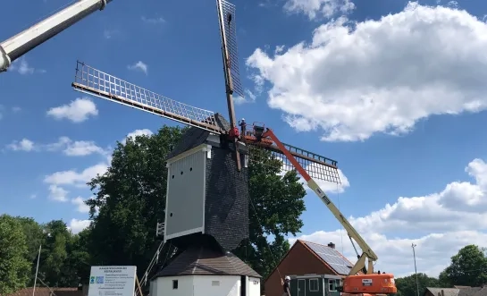 De molen in Heist-op-den-Berg heeft opnieuw wieken