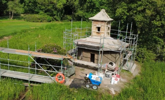 Restauratie eendenkooi Hof ter Borght Westmeerbeek
