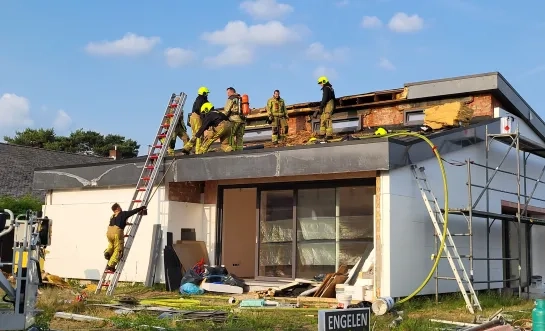 dakbrand in Dessel