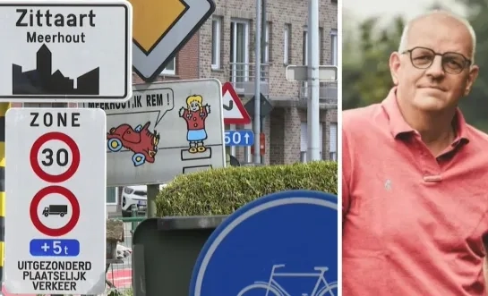 Zone 30 in Meerhout wordt weer kleiner