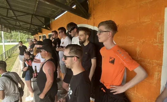 Fans van WSV houden afscheidsplechtigheid