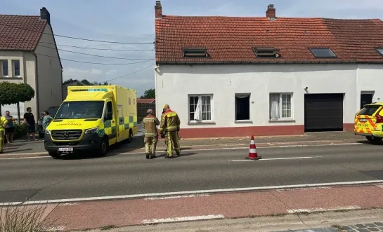 ontploffing gasfles kelder huis Herselt