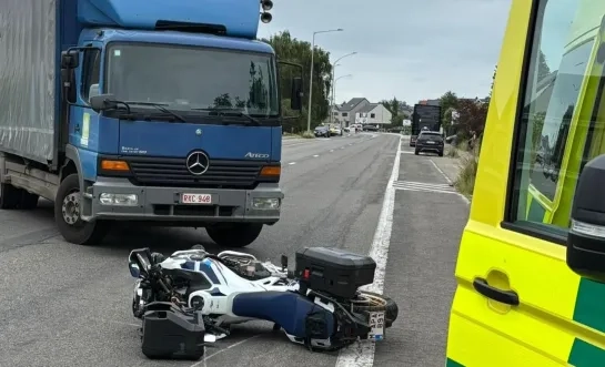 Ongeval motorrijder