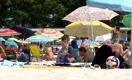 Geen stormloop aan het Zilvermeer in Mol tijdens hittegolf