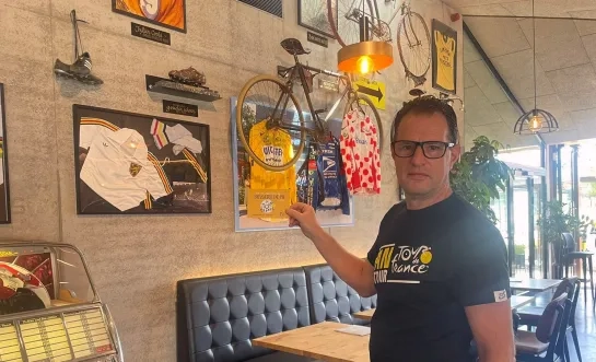 Tour de France in brasserie De Pit in Kasterlee
