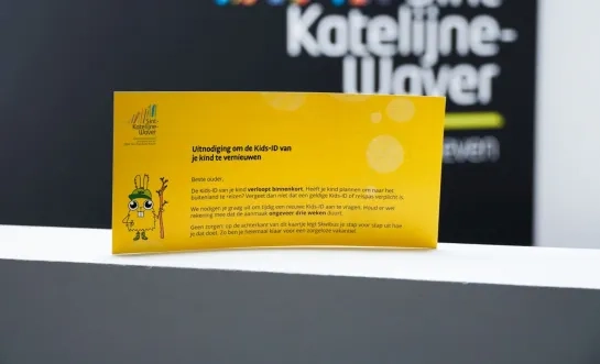 Uitnodiging om Kid's ID te vernieuwen Sint-Katelijne-Waver