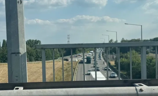 Verkeersongeval Mechelen Noord E19