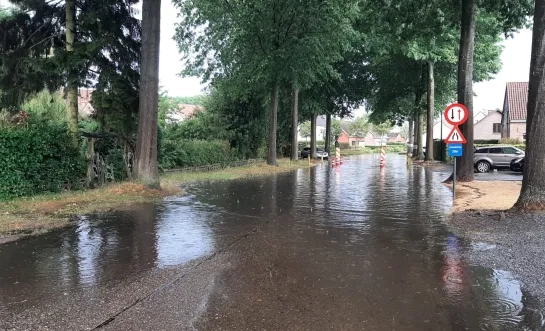 Wateroverlast in Poederlee