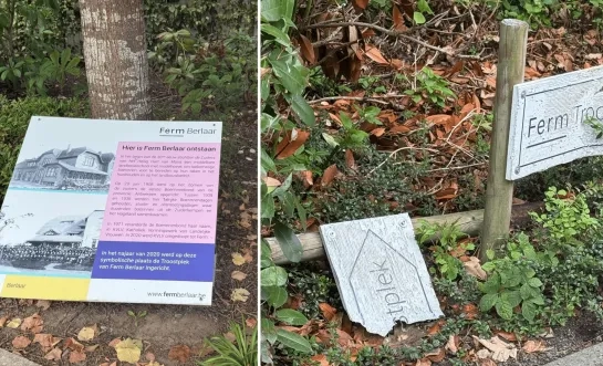 troostplek Ferm Berlaar vandalisme