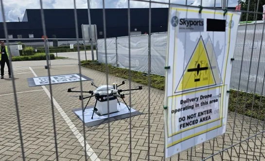AZ Turnhout doet vervoer met drones