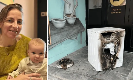 Brand voorkomen door baby van 4 maanden