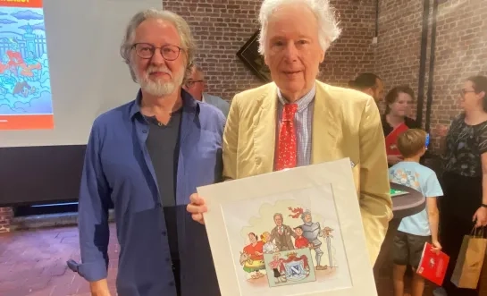 Luc Morjaeu en graaf John de Marnix de Sainte-Aldegonde