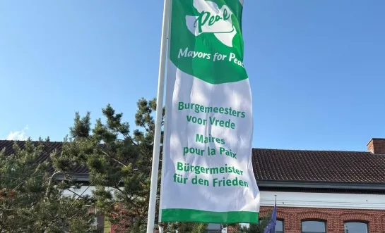 Vlag Mayors for Peace Kasterlee
