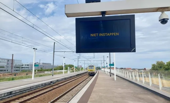 Spoorlijn 12 in Mechelen