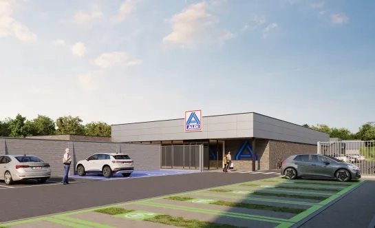 render ALDI Hombeeksesteenweg Mechelen