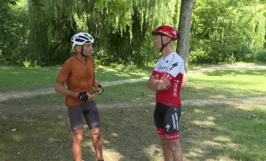 Wim Veris Rudi Geentjens BK Gravel 70-plussers