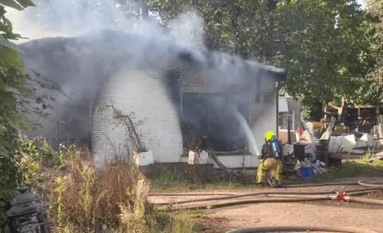 uitslaande brand Grobbendonk