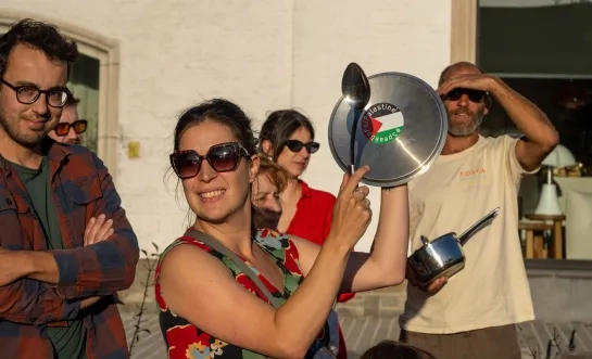 Gaza potten en pannen actie Mol Santo Tomásplein
