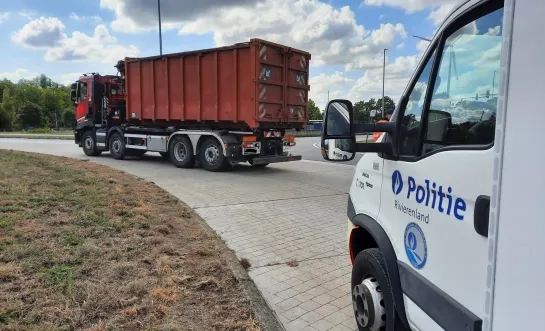 controle zwaar verkeer politiezone Rivierenland Willebroek