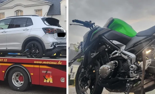 Verkeersongeval met motorrijder in Geel