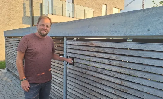 fietsbergingen Duffel Benjamin Van Wijnendaele Groen