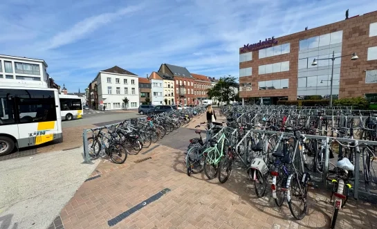 Nieuwe fietsparking station Mechelen