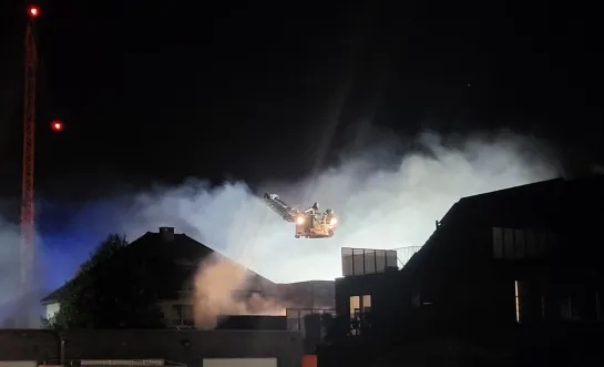 zware brand veel rook Laakdal