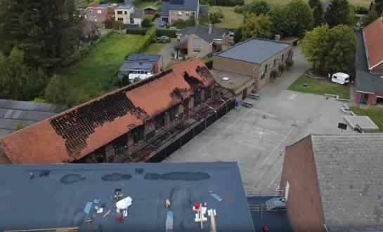 Schade na brand in Heist-Goor