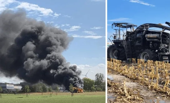 Pikdorser gaat in vlammen op