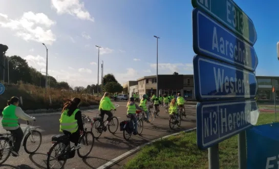 hinder actie fietsersbond Geel