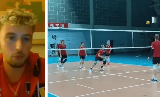 Simon Plaskie op WK volleybal