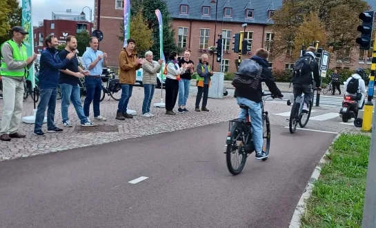 fietsapplaus Groen Duffel