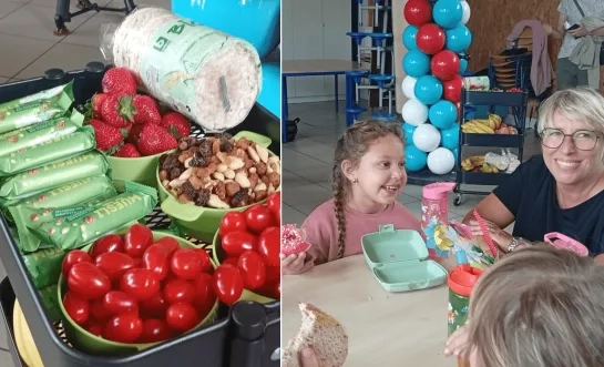 Caroline Gennez gezonde voeding basisschool Mechelen