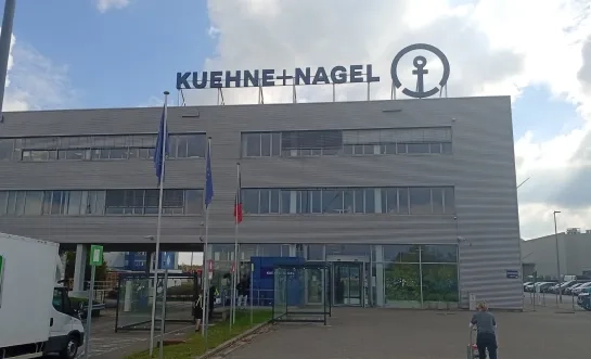 Kuehne+Nagel Geel magazijn gevel