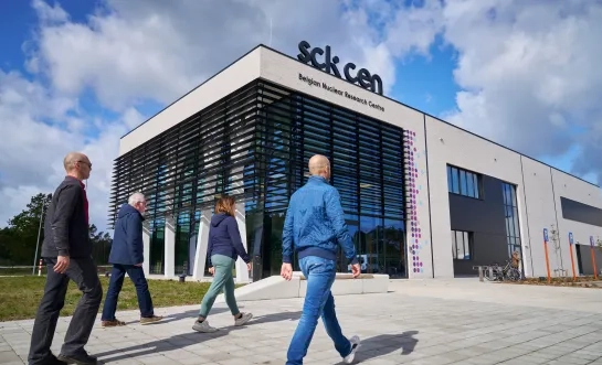Nieuwe hoofdingang SCK CEN