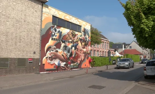muurschildering Kessel 