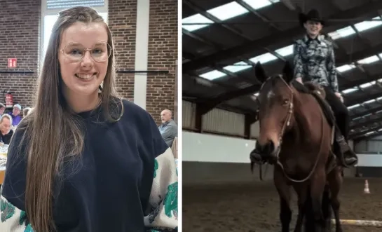 Benefiet amazone Robinne De Deyne zware val van paard