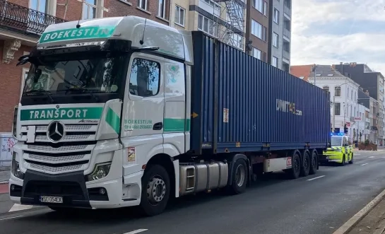 ongeval fietser vrachtwagen Brusselpoort Mechelen
