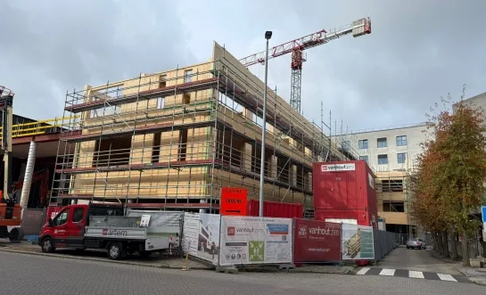 AZ Herentals bouwt duurzame ziekenhuisvleugel in hout