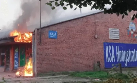 zaal pax brandstichting Hoogstraten archief.