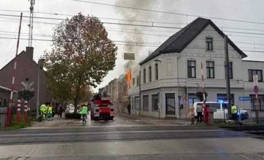 Zware brand in Misstraat