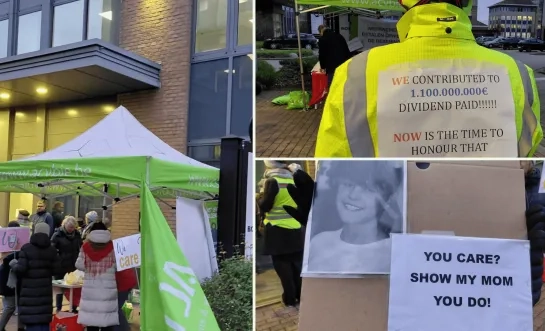 Borealis Mechelen actie vakbond